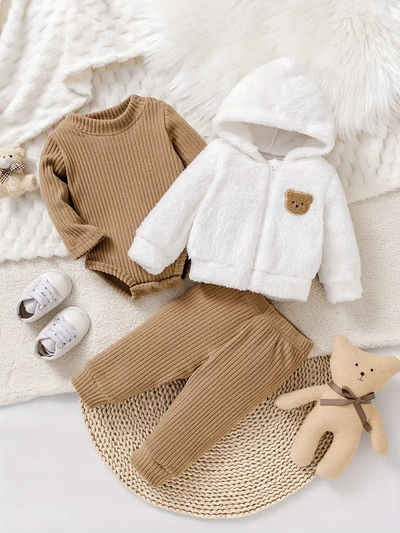 Ensemble Hiver 3 Pièces pour Bébé