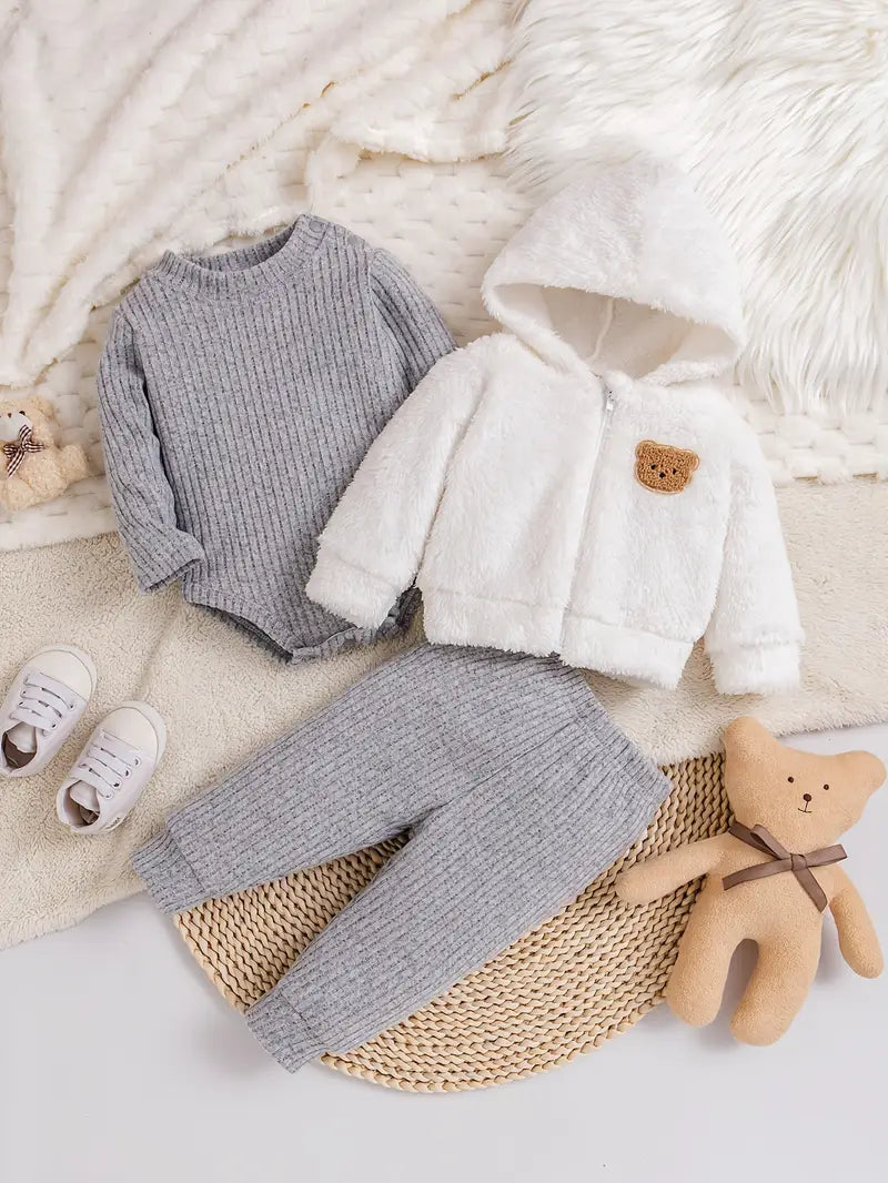 Ensemble Hiver 3 Pièces pour Bébé