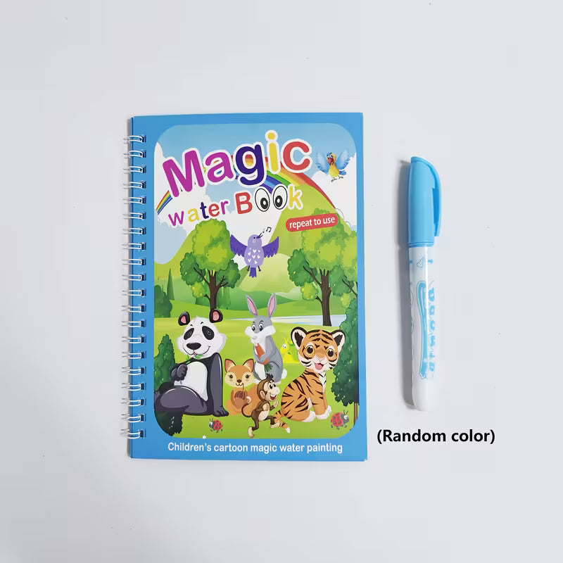 Livre de Coloration à l’Eau Réutilisable