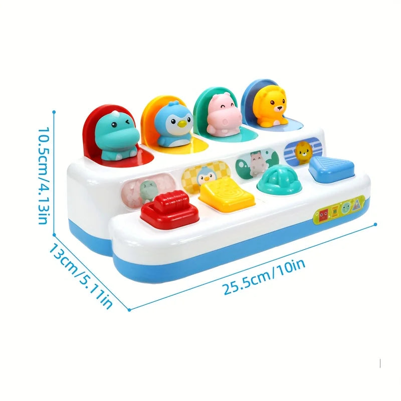 Jouet d’éveil interactif – Pop-up animaux