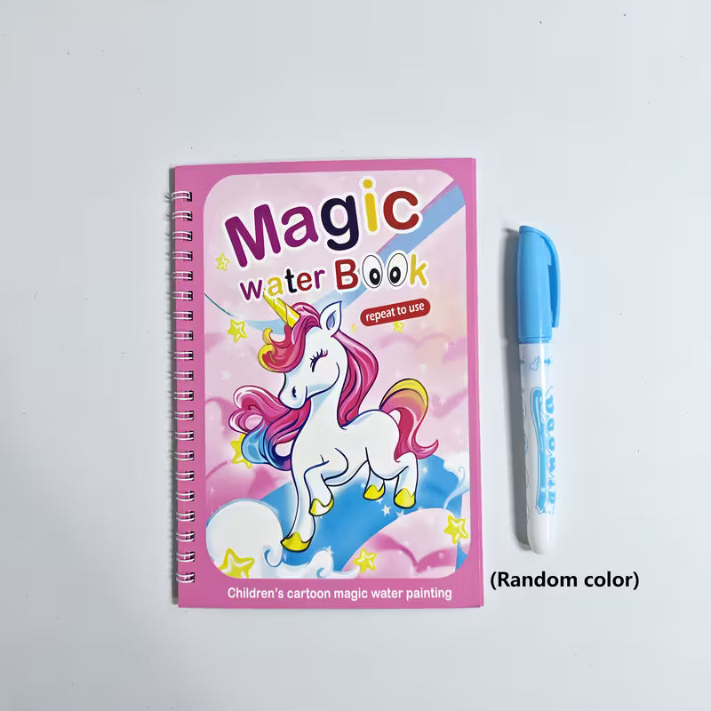 Livre de Coloration à l’Eau Réutilisable