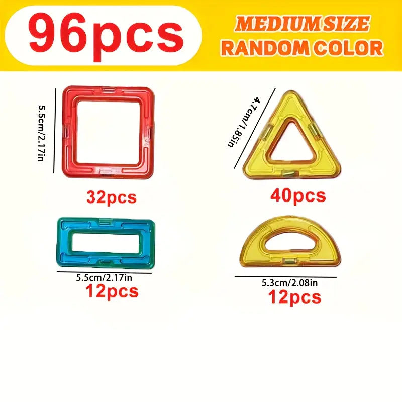 Jeu de construction magnétique 96 pièces