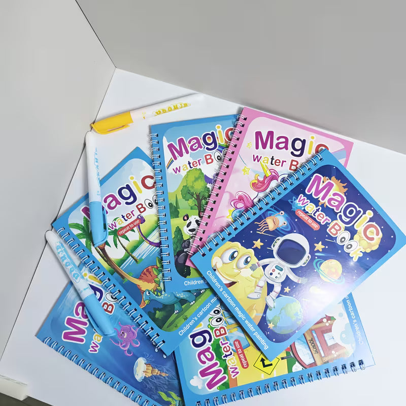 Livre de Coloration à l’Eau Réutilisable