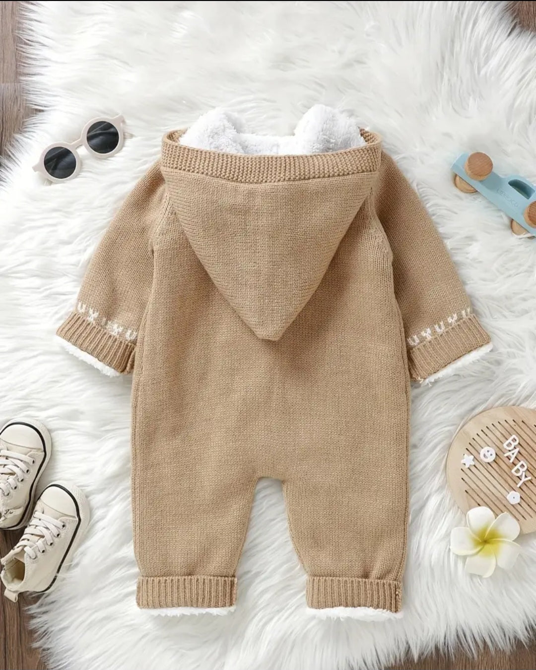 Combinaison Tricotée Doublée