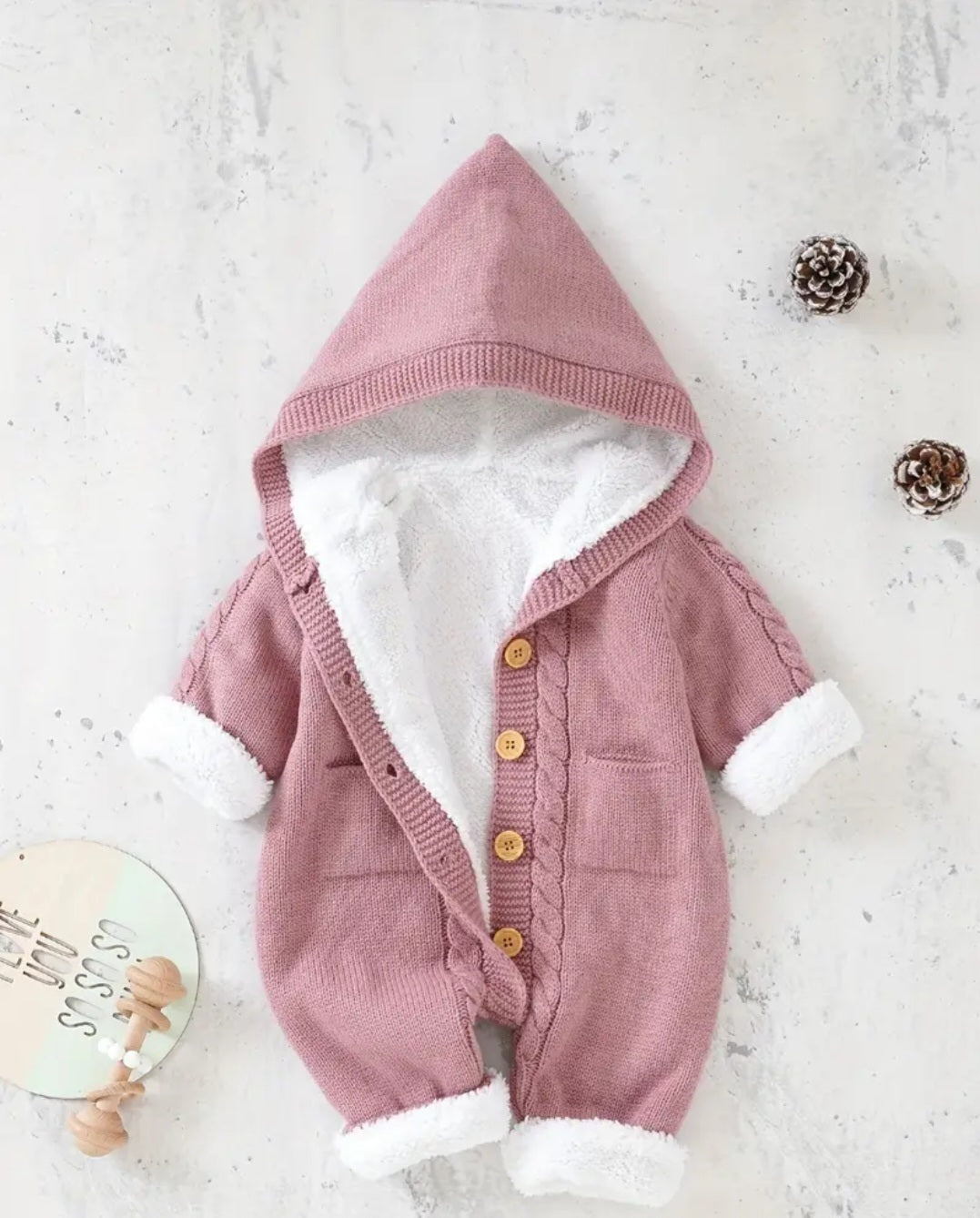 Combinaison Tricotée Doublée